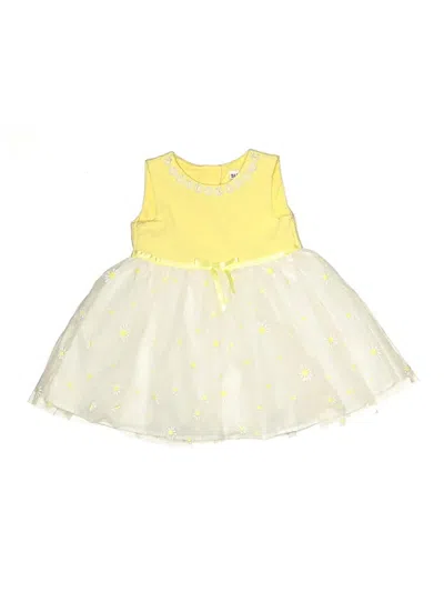 Pre-owned Blueberi Boulevard Kids' Dress In Yellow