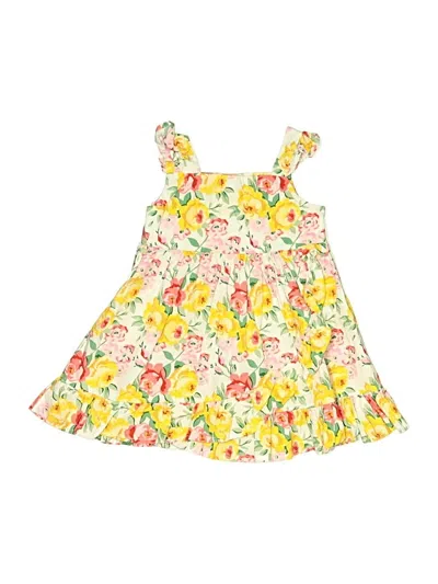 Pre-owned Blueberi Boulevard Babies' Dress In Yellow