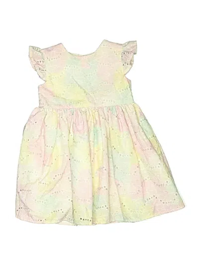 Pre-owned Blueberi Boulevard Kids' Dress In Yellow