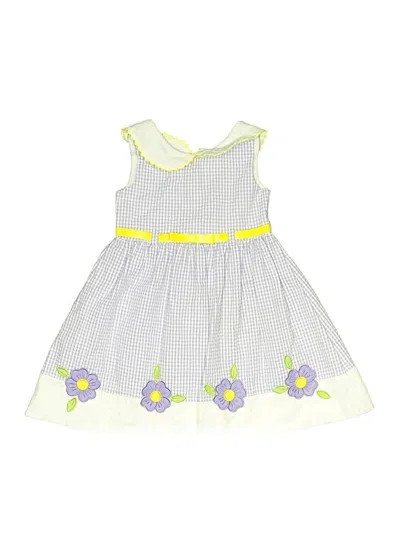Pre-owned Blueberi Boulevard Kids' Dress In Yellow