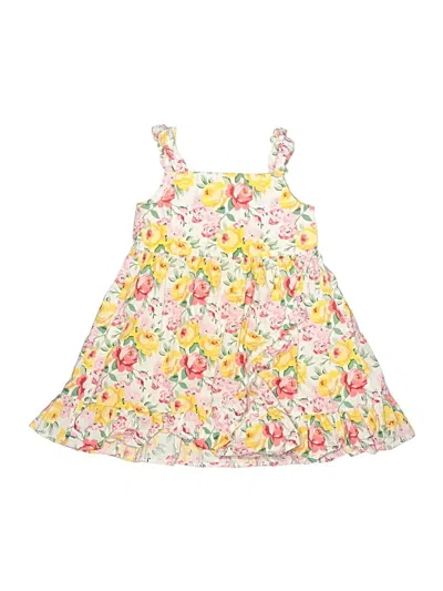 Pre-owned Blueberi Boulevard Kids' Dress In Yellow