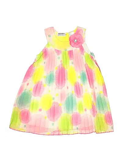 Pre-owned Blueberi Boulevard Kids' Dress In Yellow