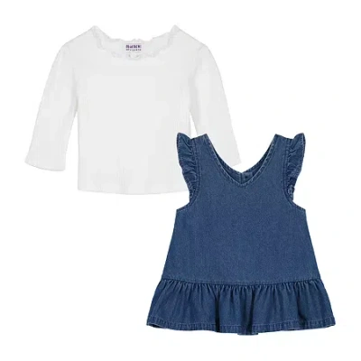 Blueberi Boulevard Little & Big Kid Girls Long Sleeve Jumper In Multi