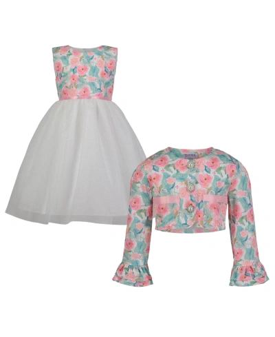 Blueberi Boulevard Kids' Toddler Girls Fit-and-flare Dress And Floral ...