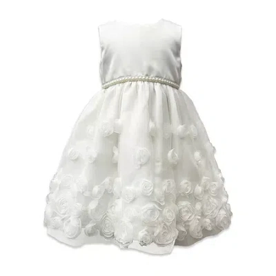 Blueberi Boulevard Babies' Toddler Girls Embellished Sleeveless A-line Dress In Multi