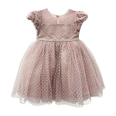 Blueberi Boulevard Babies' Toddler Girls Short Sleeve Cap A-line Dress In Multi