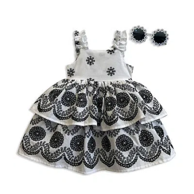 Blueberi Boulevard Babies' Toddler Girls Sleeveless A-line Dress In Black