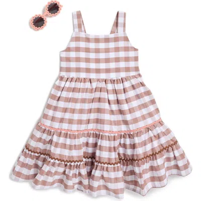 Blueberry Kids' Gingham Dress & Sunglasses