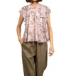 Bluebird Canyon Izzy Blouse In Snakeskin In Multi