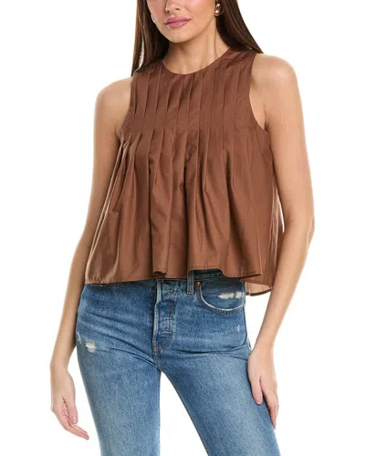 Bluebird Canyon Remi Top In Brown