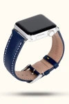 Bluebonnet Le Petit Prince Italian Leather Apple Watch Band In Blue