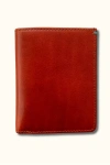 Bluebonnet The Toscano Italian Leather Bifold Wallet In Red