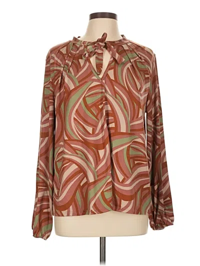 Pre-owned Bluegrey Long Sleeve Blouse In Brown