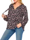 BLUEGREY WOMEN'S POET TIE FRONT BLOUSE