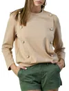 Bluegrey Women's Sgt. Pepper Double-row Button Sweatshirt In Taupe