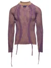 Bluemarble Mock-neck Merino Wool Jumper In Beige