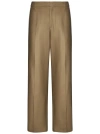 BLUEMARBLE BEIGE COTTON PALAZZO TROUSERS