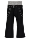 Bluemarble 'double Layered Boxer' Pants In Black