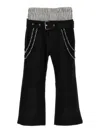 Bluemarble 'double Layered Boxer' Pants In Black