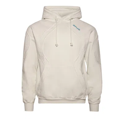 Pre-owned Bluemarble Drawstring Hoodie 'apollo White' | Men's Size L