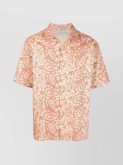 BLUEMARBLE PAISLEY PRINT SHORT SLEEVE SHIRT