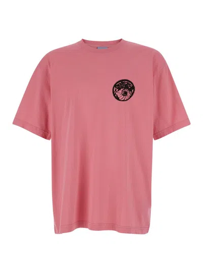 Bluemarble Eye Shell Print T-shirt In Pink