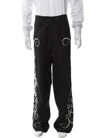 Pre-owned Bluemarble Graphic Print Joggers In Black