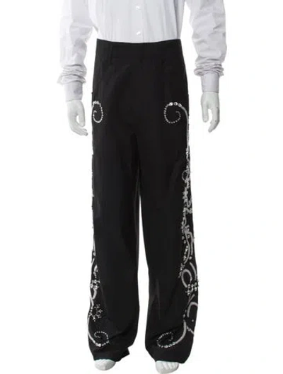 Pre-owned Bluemarble Graphic Print Sweatpants In Black
