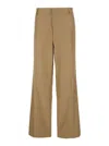 Bluemarble Beige Straight Pants In Beige