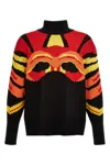 Bluemarble Multicolor Jacquard Sweater In Multi