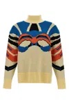 Bluemarble Multicolor Jacquard Sweaters In Multi
