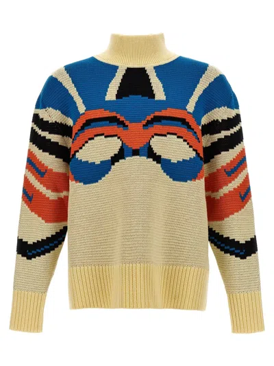 Bluemarble Jacquard Sweater In Multicolor