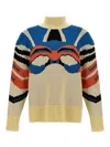 Bluemarble Multicolor Jacquard Sweaters In Multicolour