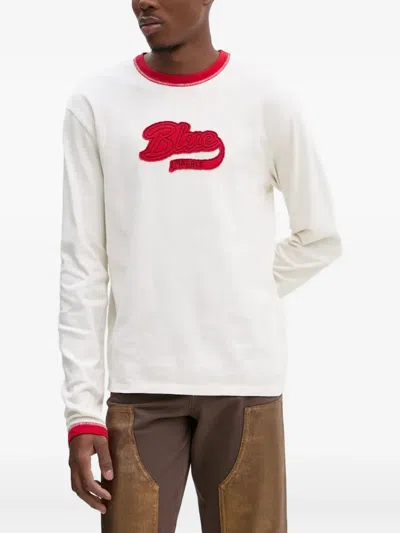 Bluemarble Long-sleeve T-shirt In White