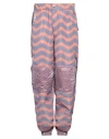 Bluemarble Man Pants Pastel Blue Size M Polyester, Viscose, Cotton, Metal In Blue