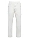 Bluemarble Mariner Jewelled Button Trousers In White
