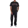 Bluemarble High Waist Cotton Trousers In Black