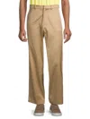 Bluemarble Beige Straight Pants In Beige