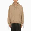 Bluemarble Drawstring Hood Cotton Sweatshirt