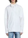 Bluemarble Men's Foldover Layered Cotton Poplin Shirt In White