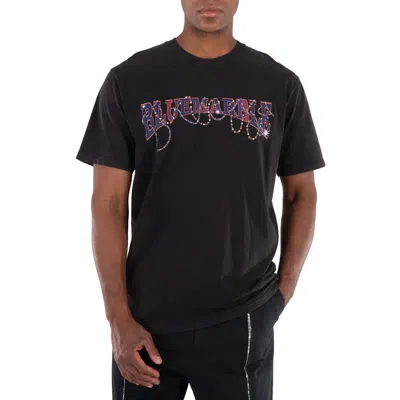 BLUEMARBLE MEN'S MARDI GRAS LOGO PRINT T-SHIRT