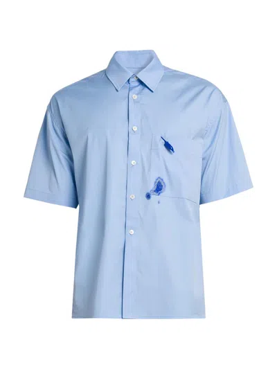 Bluemarble Men's Pen Office Shirt In Blue