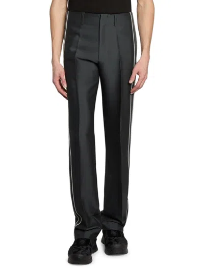 Bluemarble Men's Working Band Wool-blend Suit Pants In Gray