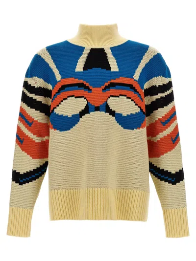 Bluemarble Multicolor Virgin Wool Men's Cardigan