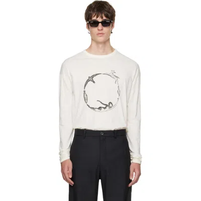 Bluemarble Off-white 'circle Of Life' Long-sleeve T-shirt