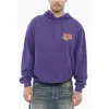 Bluemarble Organic Cotton Hoodie With Logo In Blue