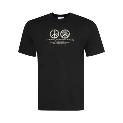 Pre-owned Bluemarble Peace Corps T-shirt 'jet Black/matchstick Red' | Men's Size M