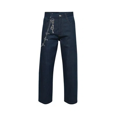 Pre-owned Bluemarble Relaxed Trompe L'oeil Jeans 'blue' | Men's Size 34