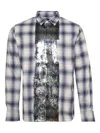 Bluemarble Sequin-embellished Plaid Shirt In Multi