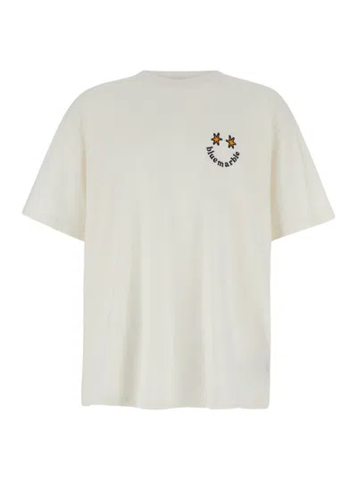 Bluemarble 'smile' White T-shirt